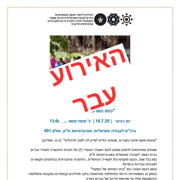 הכנס השנתי ה-10: גבריות ואבהות בתקופה של שינוי